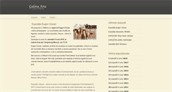 Desktop Screenshot of galeriaarta.ro