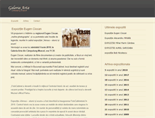 Tablet Screenshot of galeriaarta.ro